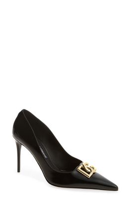 Dolce&Gabbana Dolce&Gabbana DG Logo Pointed Toe Pump
