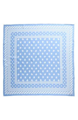 Dolce&Gabbana Dolce&Gabbana DG Logo Print Silk Square Scarf