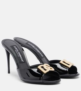 Dolce&Gabbana Dolce&Gabbana DG patent leather mules