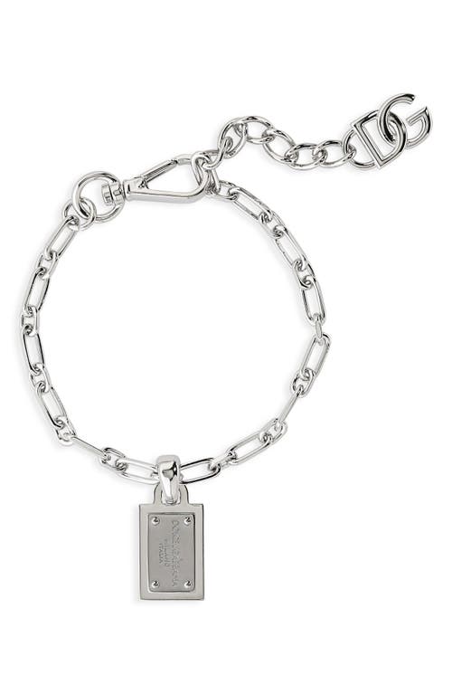 Dolce&Gabbana Dolce&Gabbana DG Plaque Chain Bracelet