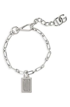 Dolce&Gabbana Dolce&Gabbana DG Plaque Chain Bracelet