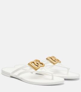 Dolce&Gabbana Dolce&Gabbana DG rubber thong sandals