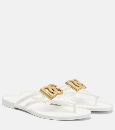 Dolce&Gabbana Dolce&Gabbana DG rubber thong sandals