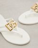 Dolce&Gabbana Dolce&Gabbana DG rubber thong sandals - 6