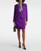 Dolce&Gabbana Dolce&Gabbana DG satin-trimmed wool-blend crêpe jacket - 2