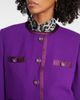 Dolce&Gabbana Dolce&Gabbana DG satin-trimmed wool-blend crêpe jacket - 5