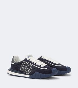 Dolce&Gabbana Dolce&Gabbana DG suede-trimmed canvas sneakers