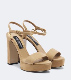 Dolce&Gabbana Dolce&Gabbana DG suede platform sandals