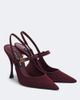 Dolce&Gabbana Dolce&Gabbana DG suede slingback pumps - 1