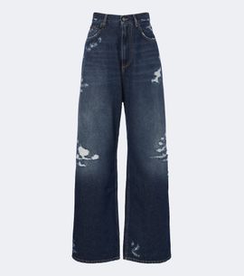 Dolce&Gabbana Dolce&Gabbana Distressed oversized wide-leg jeans