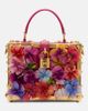 Dolce&Gabbana Dolce&Gabbana Dolce Box floral-appliqué leather box bag - 1