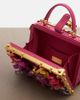 Dolce&Gabbana Dolce&Gabbana Dolce Box floral-appliqué leather box bag - 3