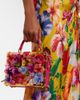 Dolce&Gabbana Dolce&Gabbana Dolce Box floral-appliqué leather box bag - 7