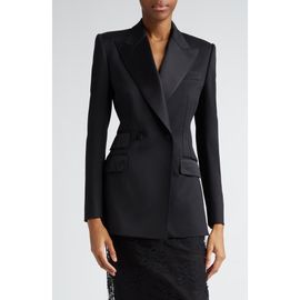 Dolce&Gabbana Dolce&Gabbana Double Breasted Wool Blend Tuxedo Jacket