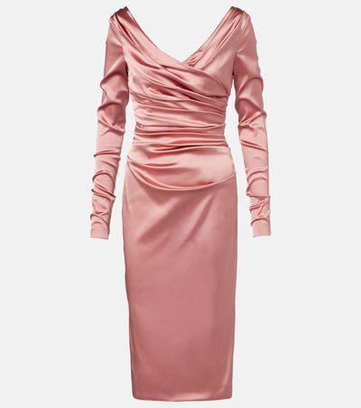 Dolce&Gabbana Dolce&Gabbana Draped satin midi dress