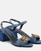 Dolce&Gabbana Dolce&Gabbana Embellished 60 denim sandals - 1