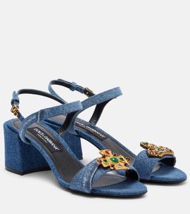 Dolce&Gabbana Dolce&Gabbana Embellished 60 denim sandals
