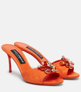 Dolce&Gabbana Dolce&Gabbana Embellished brocade mules
