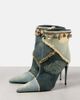Dolce&Gabbana Dolce&Gabbana Embellished denim ankle boots - 4