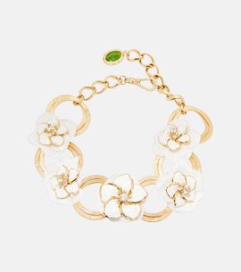 Dolce&Gabbana Dolce&Gabbana Embellished floral chain necklace