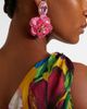 Dolce&Gabbana Dolce&Gabbana Embellished floral clip-on earrings - 6
