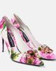 Dolce&Gabbana Dolce&Gabbana Embellished leather-trimmed pumps - 1