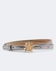 Dolce&Gabbana Dolce&Gabbana Embellished metallic leather belt - 1