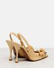 Dolce&Gabbana Dolce&Gabbana Embellished raffia-effect slingback pumps - 2