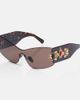 Dolce&Gabbana Dolce&Gabbana Embellished rectangular sunglasses - 1