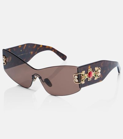 Dolce&Gabbana Dolce&Gabbana Embellished rectangular sunglasses