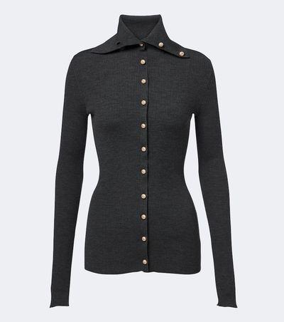 Dolce&Gabbana Dolce&Gabbana Embellished ribbed-knit wool cardigan