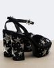 Dolce&Gabbana Dolce&Gabbana Embellished velvet platform sandals - 4