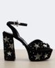 Dolce&Gabbana Dolce&Gabbana Embellished velvet platform sandals - 5