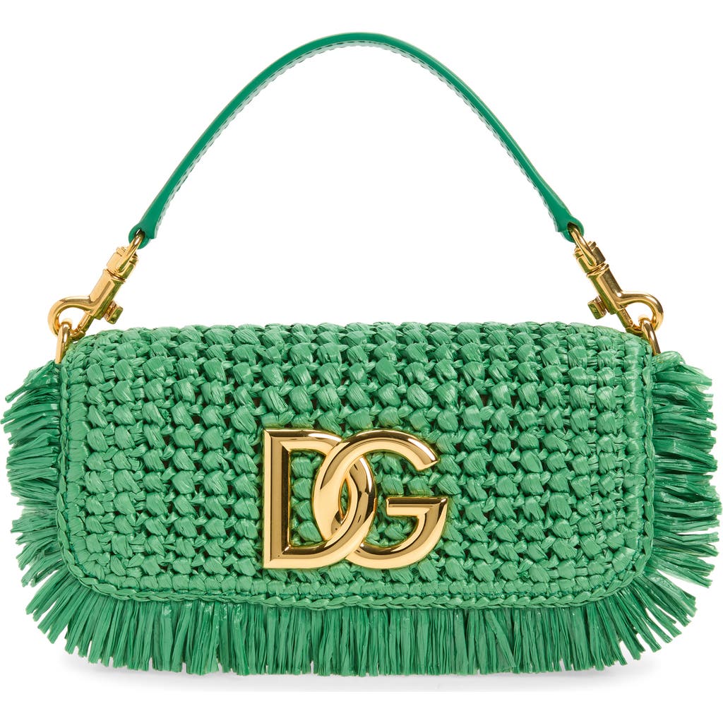 Dolce&Gabbana Dolce&Gabbana Faux Raffia Shoulder Bag