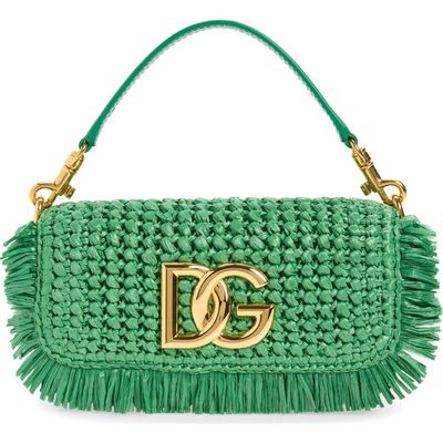 Dolce&Gabbana Dolce&Gabbana Faux Raffia Shoulder Bag