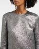 Dolce&Gabbana Dolce&Gabbana Feather-trimmed lamé minidress - 4