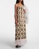 Dolce&Gabbana Dolce&Gabbana Feather-trimmed printed silk maxi dress - 2