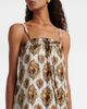 Dolce&Gabbana Dolce&Gabbana Feather-trimmed printed silk maxi dress - 4