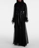 Dolce&Gabbana Dolce&Gabbana Feather-trimmed silk chiffon gown - 2