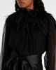 Dolce&Gabbana Dolce&Gabbana Feather-trimmed silk chiffon gown - 4