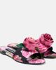 Dolce&Gabbana Dolce&Gabbana Floral-appliqué brocade slides - 1