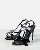 Dolce&Gabbana Dolce&Gabbana Floral-appliqué patent leather sandals - 5