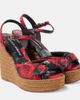 Dolce&Gabbana Dolce&Gabbana Floral canvas espadrille wedges - 1