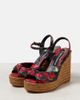 Dolce&Gabbana Dolce&Gabbana Floral canvas espadrille wedges - 4