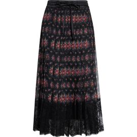 Dolce&Gabbana Dolce&Gabbana Floral Chiffon A-Line Midi Skirt