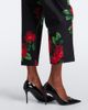 Dolce&Gabbana Dolce&Gabbana Floral cropped cotton straight pants - 4