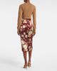 Dolce&Gabbana Dolce&Gabbana Floral high-rise satin midi skirt - 3