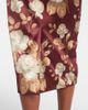 Dolce&Gabbana Dolce&Gabbana Floral high-rise satin midi skirt - 5