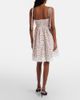 Dolce&Gabbana Dolce&Gabbana Floral lace-trimmed cotton-blend poplin minidress - 3