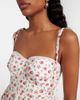 Dolce&Gabbana Dolce&Gabbana Floral lace-trimmed cotton-blend poplin minidress - 4